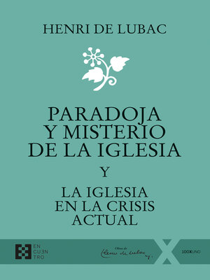 cover image of Paradoja y misterio de la Iglesia